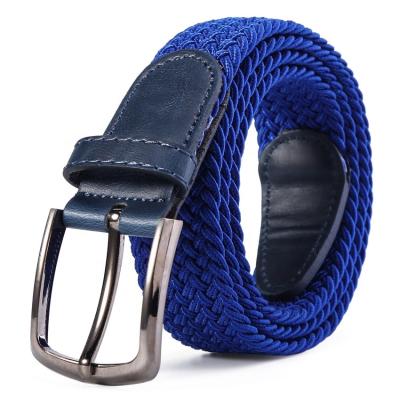 China Polypropylene Ladies Elasticated Belt 105cm Unisex Rubber Weave for sale