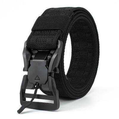 China Magnetic Alloy Nylon Mesh Belt 120cm Quick Release Buckle Belt for sale