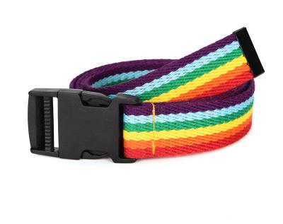 China Rainbow Stretch Stretch Fabric Belt 3cm Nylon Duty Belt for sale