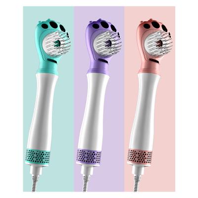 China Viable Design 400W Comb Design Pet Grooming Cat Hair Dryer Hot Air Brush Styler Dog Hair Dryer for sale