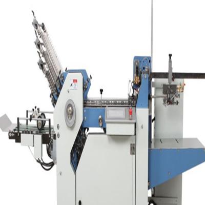 China Automatic magazine paper book folding machine with electric control knife folding paper machine for sale