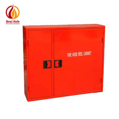 China Mild Steel Horizontal Fire Hose Double Reel Cabinet for sale