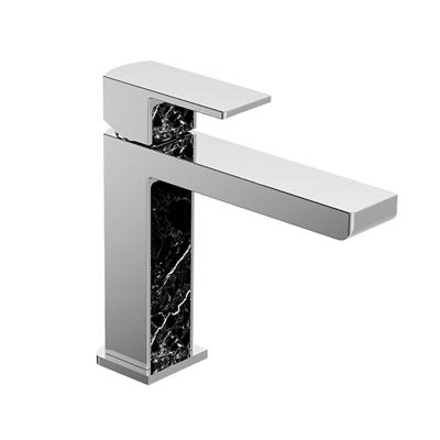 China Contemporary Modern Brass Single Handle Lever Basin Mixer Washroom Bathroom Deck Mounted Water Sink Faucet Tap Chrome Bathroom Faucets for sale