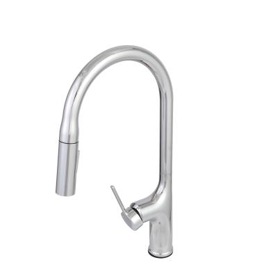 China 15YRS OEM/ODM Experience Factory Contemporary Deck Mounted Hot And Cold Single Handle Sink Stainless Steel Water Mixer Tap Kitchen Faucets for sale