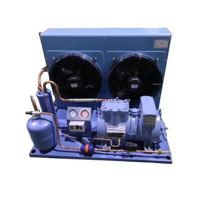 China Refrigeration Parts Refcomp Piston Compressor Semi-Hermetic High Temperature Air Cooled Refrigeration Condensing Unit 10HP 20HP 30HP for sale