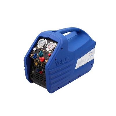 China Best R407C R22 R410A Dual Voltage 1HP Hotels Refrigerant Recovery Machine Heavy Duty Oil Free Twin Cylinder For Sale for sale