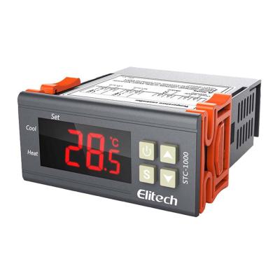 China Cold-chain Elitech STC-1000 Two Relay Output For Cold Room 12V 24V AC 110-220V Digital Temperature Controller for sale