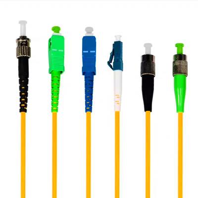 China SM.MM SM/MM SC FC ST Fiber Jumper Long And Short Distance Telecommunication Grade for sale