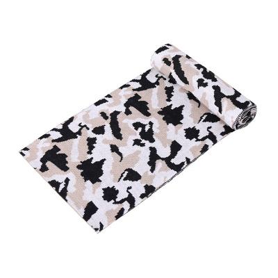 China Medium Size Soft Warm Scarf China Factory Animal Pattern Scarf Knitted Scarves For Men for sale