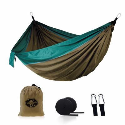 China Adult Lightweight Camping Waterproof Nylon Hammock Canopy 210T Mosquito Net Tarp Rainfly Hammock and Tent Hammocks for sale