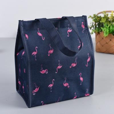 China Custom Waterproof 600D Sublimation Polyester Waterproof Full Color Tote Food Cooler Bag With Epe Foam for sale