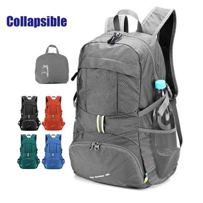 China Custom Anti-theft Rise Folding Portable Foldable Compact Sports Camp Outdoor Travel Backpack Folding Camping Backpack for sale