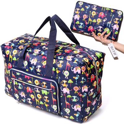 China Cute Floral Bag Carry On Checked For Women Tote Handbag Weekender Bags Overnight Large Travel Duffle Bag Eco-friendly Foldable Hospital Bag for sale