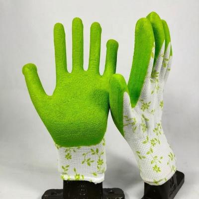 China Durable / Oil Resistant / Non Slip Industrial Twine Knit Cut Resistant Sponge Rubber Rubber Palm Coated Safety Work Gloves for sale