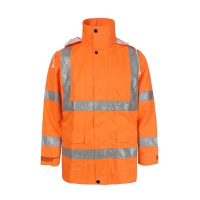 China Waterproof Reflective Raincoat/Reflection/Wholesale Waterproof High Visibility Coverall Work Visibility Clothing High Safety for sale