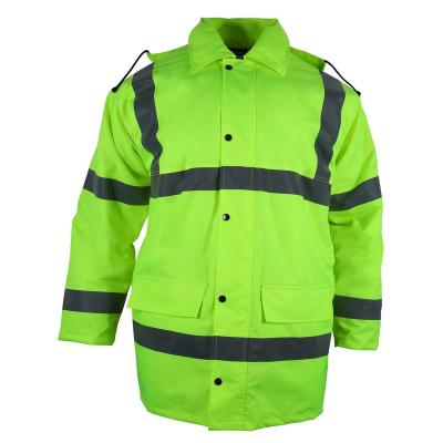 China ANSI Class 3 Anti-Static Reflective Jacket Winter Fleece Hoodie Safety Warm Jackets High Visibility for sale