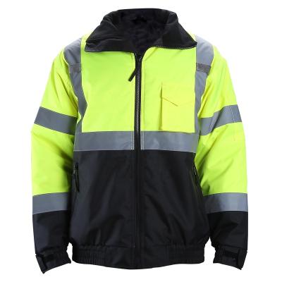 China Fonirra Safety Bomber High Visibility Water Proof Winter Jackets Waterproof Safety Work Jacket for sale