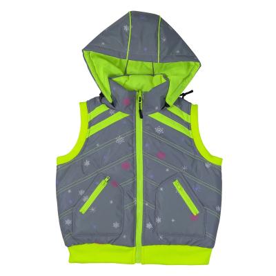 China Custom School Children's Fleece Water Proof High-Visibility Reflective Safety Vest for sale