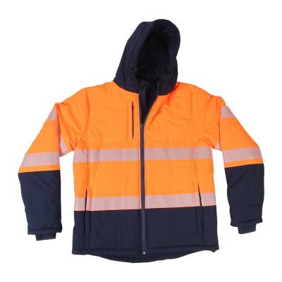 China High Visibility FONIRRA Customized Logo ANSI Class 3 Stripper Workwear Fleece Sweater Safety Reflective High Visibility Hoodie Jackets for sale