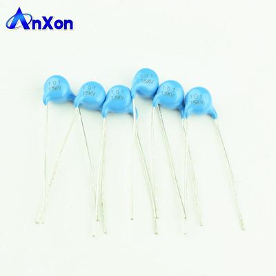 China Lead Type Radial High Voltage 15KV 100PF 101 Size High Voltage Ceramic Capacitor for sale