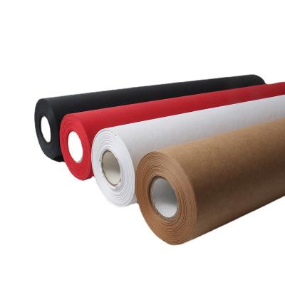 China Handmade Custom Brown Kraft Paper White Kraft Paper Flowers Decoration Gift Wrapping Paper Roll for sale