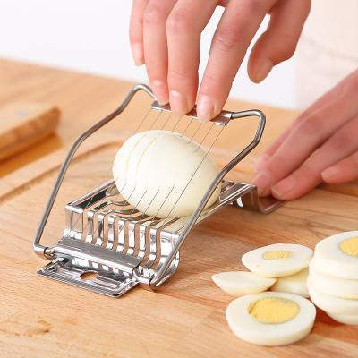 China Sustainable Spot Household 304 Stainless Steel Kitchen Tools New And Vegetable Instruments 2022 Egg Slicer Cutter for sale