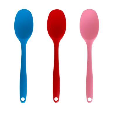 China Sustainable Wholesale 3 Pieces Kitchen Silicone Cooking Spoon Set Of Cooking Spoon for sale