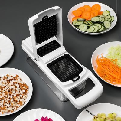 China Kitchen Viable Plastic Multi Slicer Garlic Mandoline Serving Cucumber Rotating Multifunctional Vegetable Cucumber Grater for sale