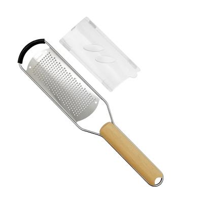 China Sustainable Stainless Steel Grater Home Kitchen Cheese Grater With Handle for sale