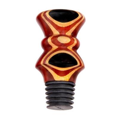 China Wholesale custom made wooden kitchen accessories durable and anticorrosive wine bottle stopper home wine stopper for gift for sale