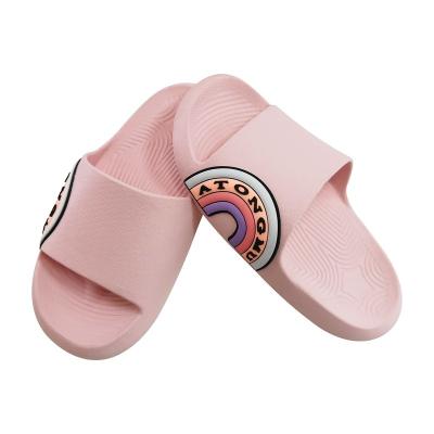 China Deodorization Girl Shoes Boy Shoes Summer Rainbow Unisex Slide Beach Baby Outdoor Slipper for sale