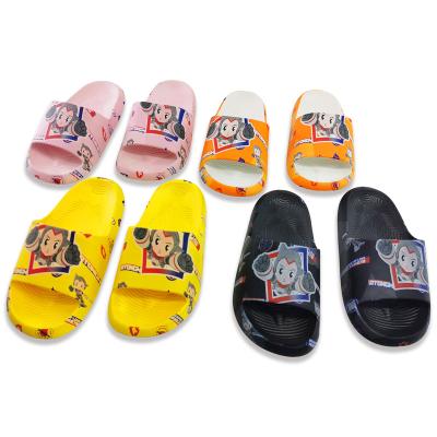 China Wholesale Deodorization Design Logo Printing Kids Sandals Customized Upper Boys Girls Slipper for sale