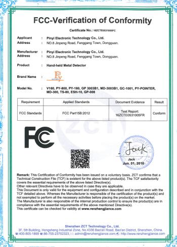 FCC - Pinyi Electronic Technology Co., Ltd.