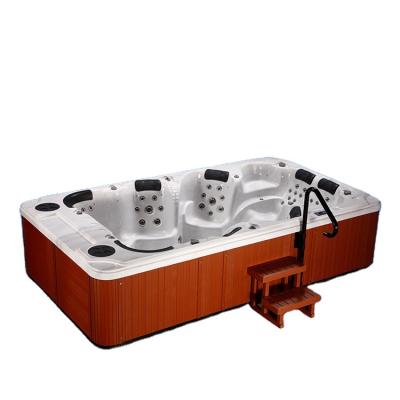 China JCAQUA 8 Person Modern Outdoor Hydraulic Massage Hot Tub Bath Spa Whirlpool Baths for sale