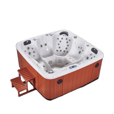 China JCAQUA 5 Person Modern Massage Whirlpool Bathtub Outdoor Spa Swimming Pool Hot Tub for sale