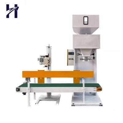 China Economic Food Low Price Pellet Filling Machines Fertilizer Feed Packing Machine With Sealing Machine for sale