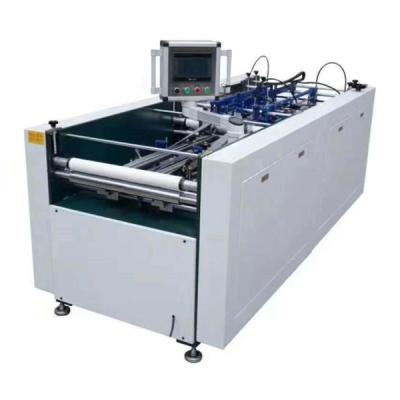 China Hotels Automatic Sky And Ground Cover Rigid Paper Box Making Machine Shell Four Side Machine for sale