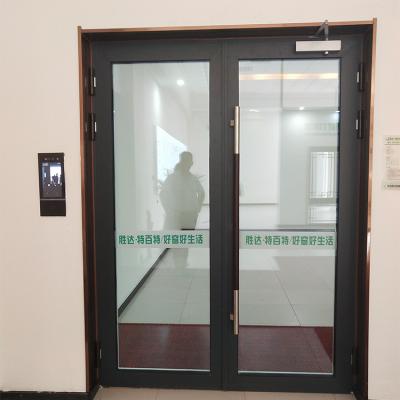 China Excellent New Design Cheap Price Soundproof Rated Ready Made Fireproof Luxury Rate Decorative Used Top Quality Transparent Solid Wood Door for sale