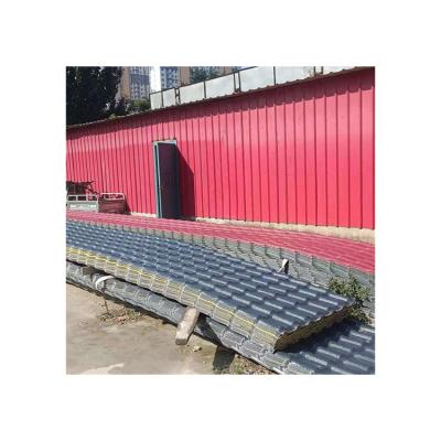 China residential & industrial resin roof sheet asa / pvc synthetic roof tile easy to install for sale