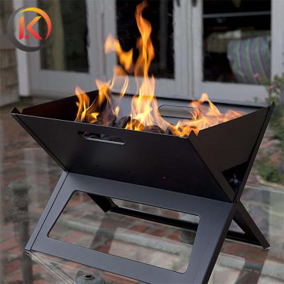 China Adjustable Height Portable Barbecue Grill Notebook X Type Mini Foldable Folding Backyard Charcoal Barbecue Grills for sale