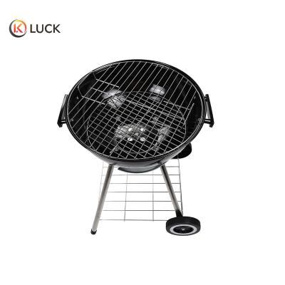 China Outdoor Garden Easily Assembled New LUCK 2022 BBQ Grills 17 Inch Weber Style BBQ Kettle Charcoal Grill for sale