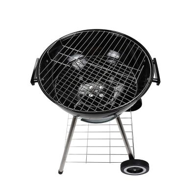 China CHANCE Easily Assembled 17 Inch Black Charcoal Kettle BBQ Grill BBQ Cart 48*45.5*75cm for sale