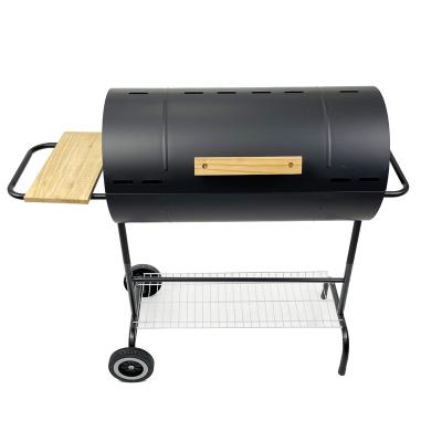 China Easily Assembled OEM Factory X Shape Barbecue Charcoal Tabletop Grill With Side Table for sale