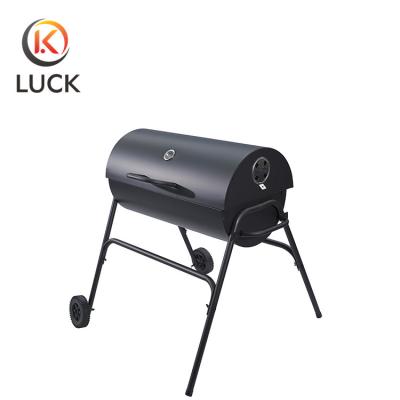 China LUCK 004 Easily Assembled Wood Pellet Cart BBQ Fired Charcoal Grill For Outdoor Restaurant for sale