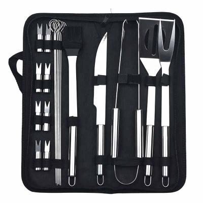 China Heavy Duty Heat Resistance Grill Accessories for Top Chef - Professional Grill Tool Kit and Basic BBQ Tools for Outdoor Backyard Restaurant for sale