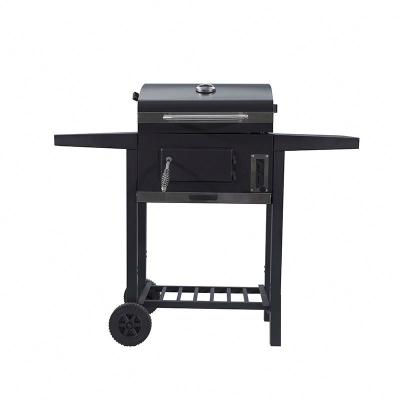 China Hot Selling Foldable Cart Easily Assembled Outdoor Portable Wood BBQ Grill Charcoal Grills Tables Foldable Cart Easy To Move for sale