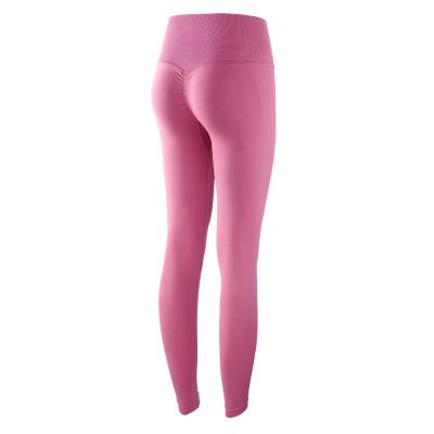 China 2021 Viable New Peach Hip Yoga Pants Sports Nude Tights Waist Tops Seamless Fitness Leggings for sale