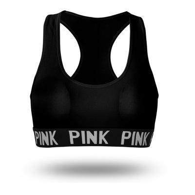 China Breathable Custom Racerback Nylon Women Solid Color Band Bra Sports Yoga Bra Seamless Top for sale