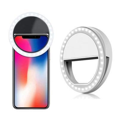 China Mini Portable Live Show Beauty Phone Case Led Flash Mini Ring Light Selfie With Best Quality for sale