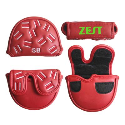 China PU Leather Factory Custom New Design High Quality 2020 Golf Club Putter Headcovers for sale